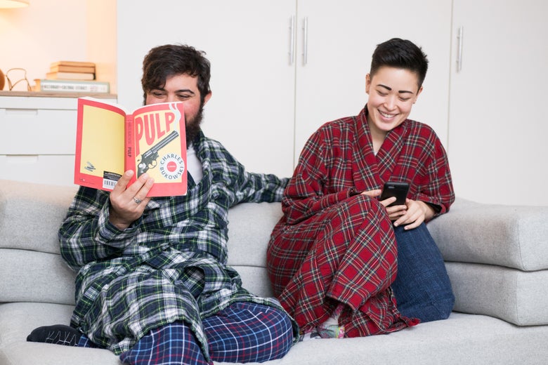 L.L.Bean Scotch Plaid Flannel Robe